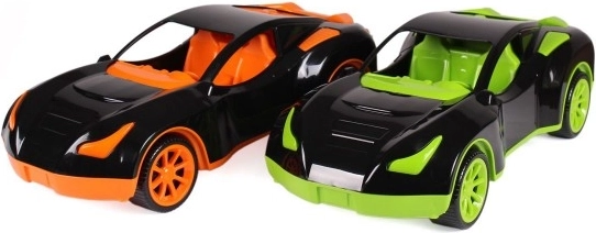 sportowy plastikowy samochód 38 cm na wolny bieg, 2 kolory