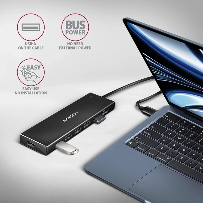 USB Hub 7-Portowy AXAGON HUE-F7A