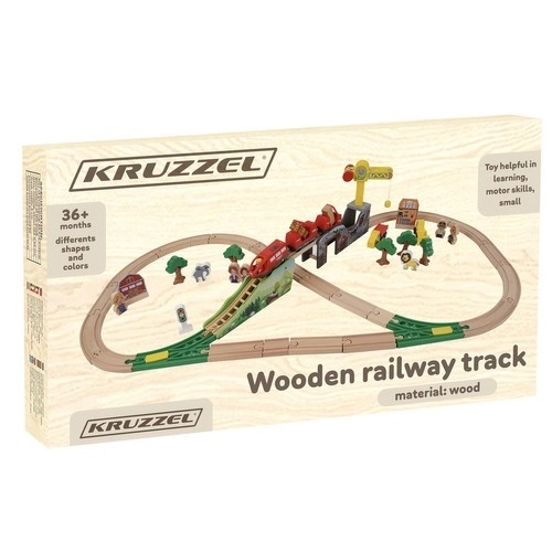 Drewniana kolejka Kruzzel 22495
