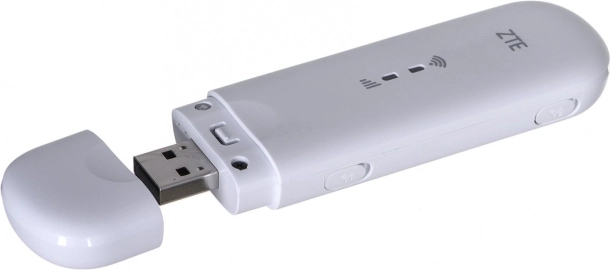 Kompaktowy modem USB 4G LTE ZTE z hotspotem Wi‑Fi