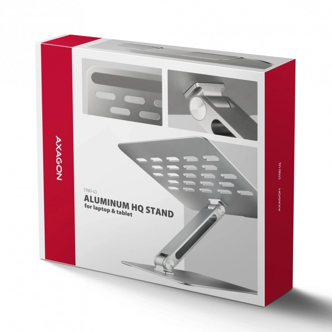 Podstavec do laptopa AXAGON STND-LQ z aluminium, 10-16", regulacja kąta