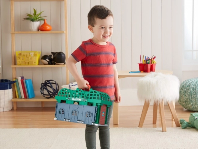 Fisher-Price Pociąg Tomek i przyjaciele Stacja Grodkov lokomotywa