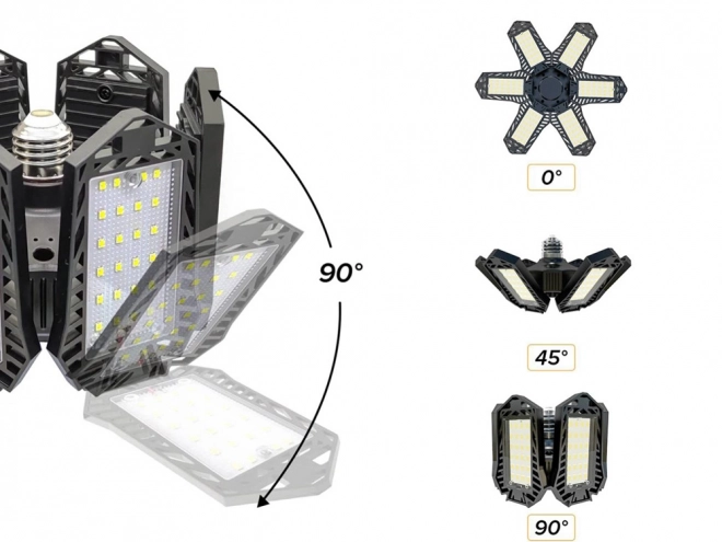 Sufitowa składana lampa e27