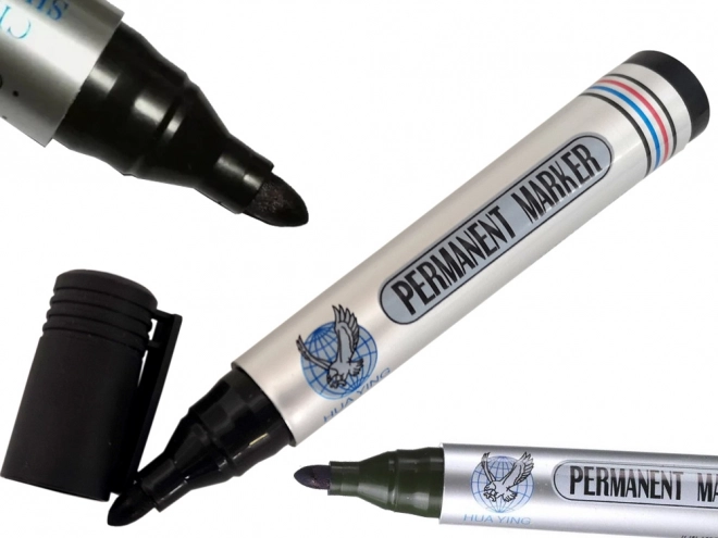czarny permanentny wodoodporny marker