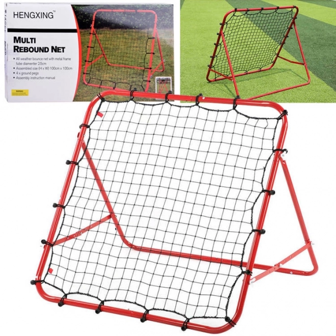 Rama treningowa Rebounder do piłki nożnej 100x100cm