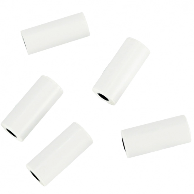 Papier termiczny samoprzylepny w rolkach do mini drukarki 5,7 cm x 4,5 m 5 sztuk