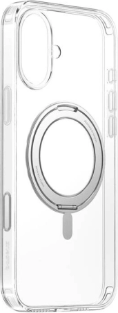 Baseus SkyRing 360° magnetyczne etui ze stojakiem do iPhone 16, przezroczyste