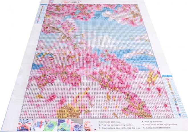 Zestaw do malowania diamentowego - sakura