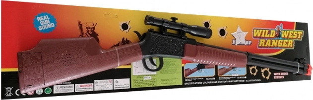 Pistolet westernowy Plejo z celownikiem