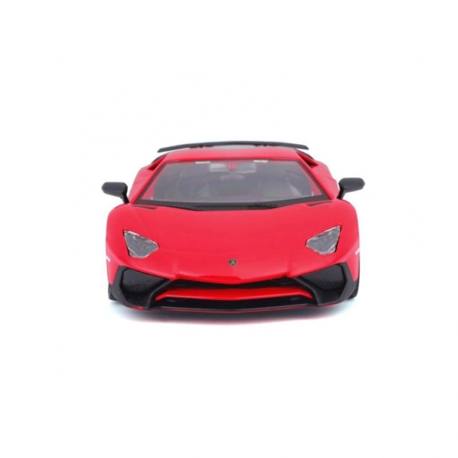 Metalowy model Bburago Lamborghini Aventador czerwony 1:24