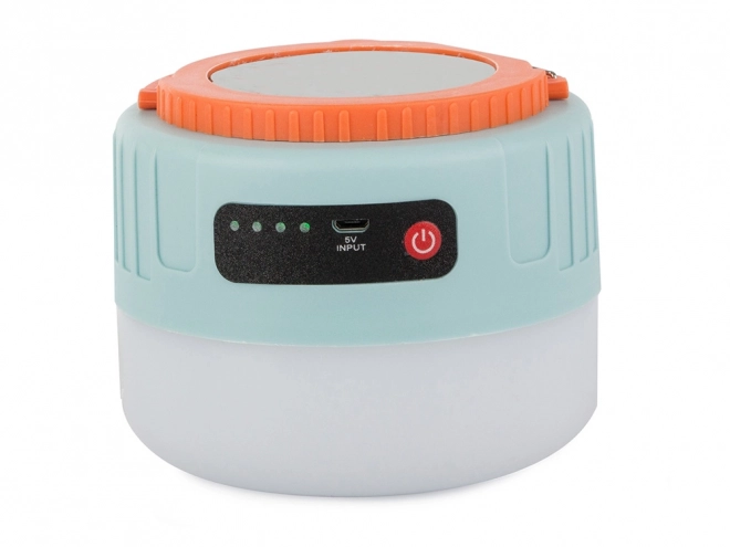Solarny kempingowy lampion USB LED
