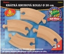 Maxim krótkie łukowe tory – zestaw 4 szt.