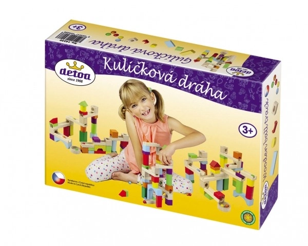 Drewniana kulkowa trasa 58 szt.