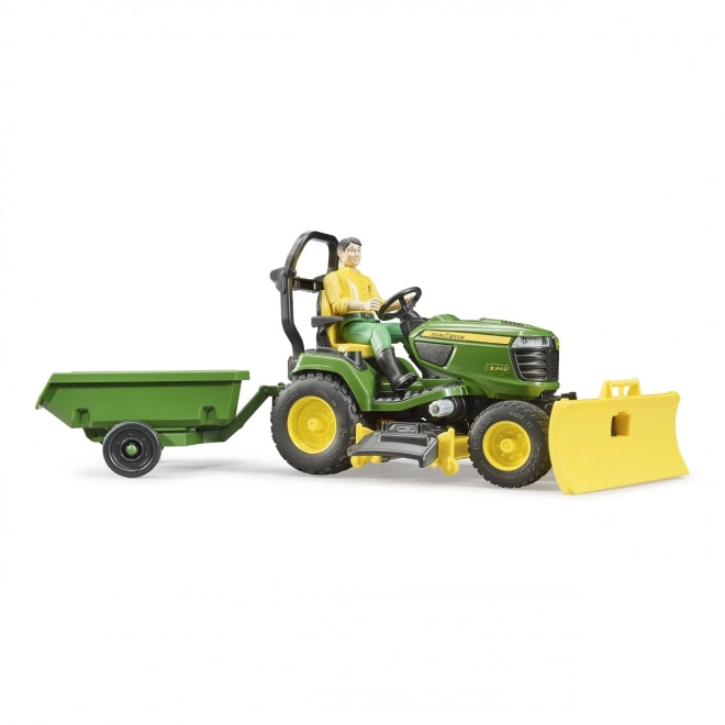 Bruder Traktor Ogrodowy John Deere X949 z Ogrodnikiem