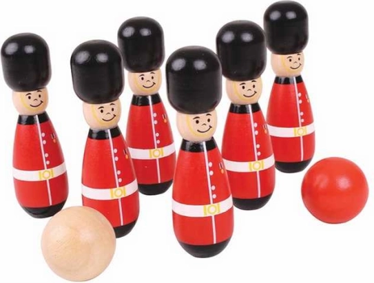 Kręgle Angielscy Gwardziści od Bigjigs Toys