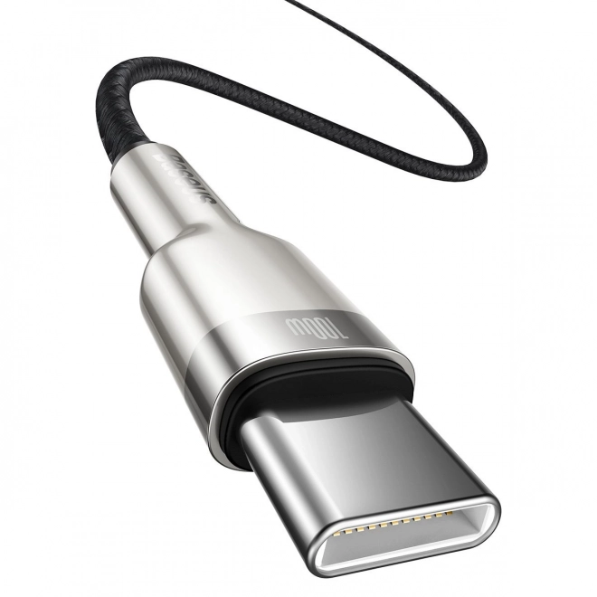 Kabel USB-C do USB-C Baseus Cafule 100W, 2m czarny