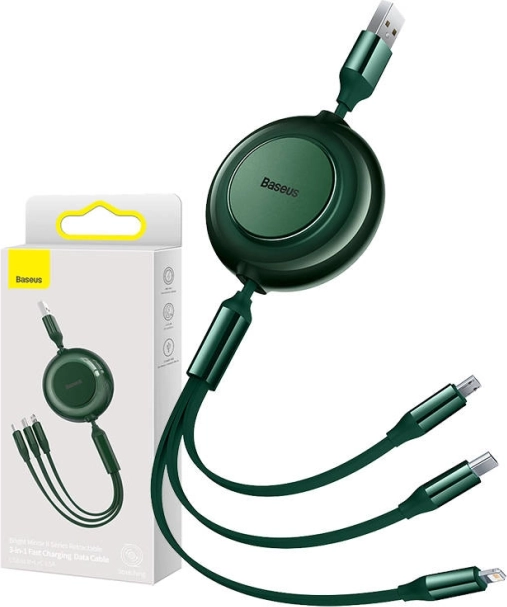 Kabel Baseus 3w1 do Micro USB / USB‑C / Lightning