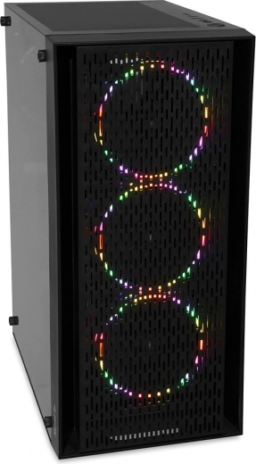 Trzy przednie wentylatory 120 mm LED dla mocnego chłodzenia