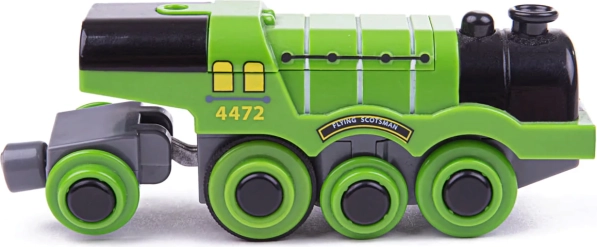 Elektryczna lokomotywa Bigjigs Rail Flying Scotsman zielona