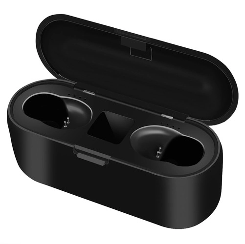 Słuchawki bezprzewodowe Bluetooth - czarne + powerbanka