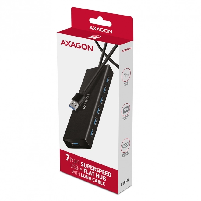 USB Hub 7-Portowy AXAGON HUE-F7A