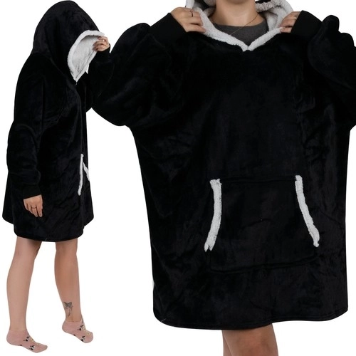 Bluza XXL - Ruhhy czarna koc 24403