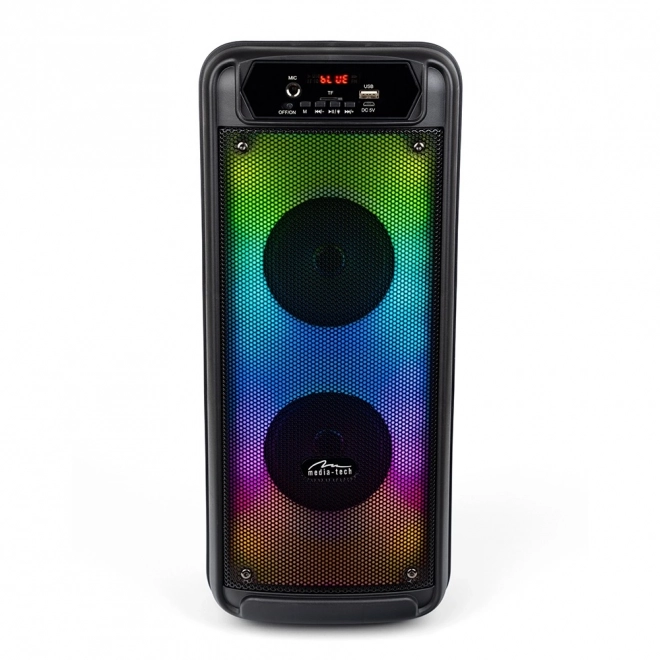Głośnik FLAMEBOX UP MT3177 Bluetooth 5.0/FM/MP3/MicroSD/USB/RGB/RMS 14W/PMPO 600W