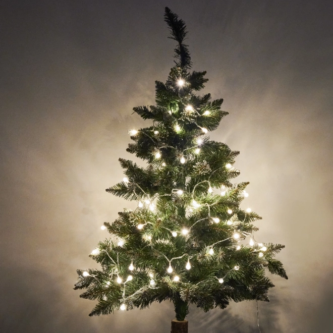 Świąteczne oświetlenie kule 100 LED, ciepła biała, 10m