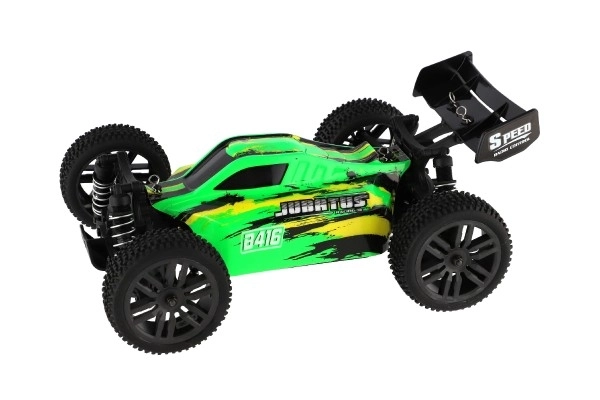 Samochód RC Buggy Bonzai Jubatus terenowy 30cm plastik 2,4GHz na baterie + 2x dodatkowy pakiet w pudełku 40x14x21