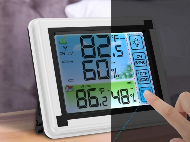 Bezprzewodowa stacja meteorologiczna z higrometrem