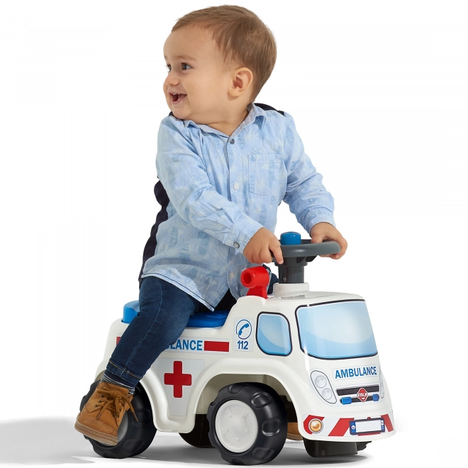 FALK Jeździk Ambulans z otwieranym siedzeniem i klaksonem na kierownicy