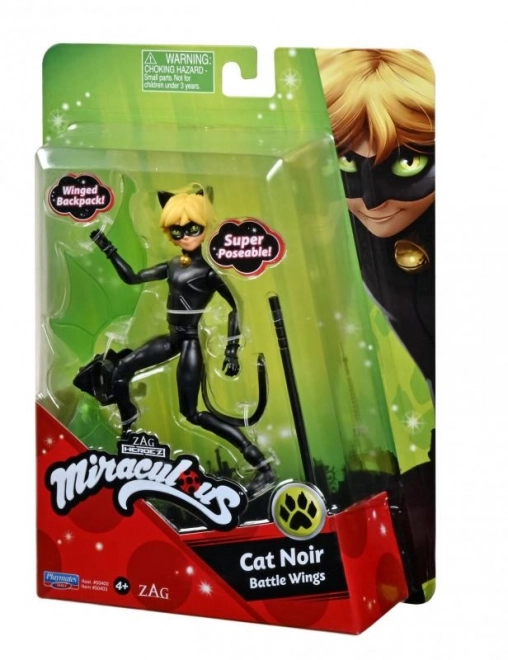 Miraculous Cat Noir figurka z bojowymi skrzydłami