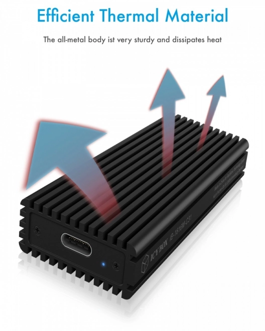 Zewnętrzna obudowa ICY BOX dla PCIe NVMe M.2 z USB-C
