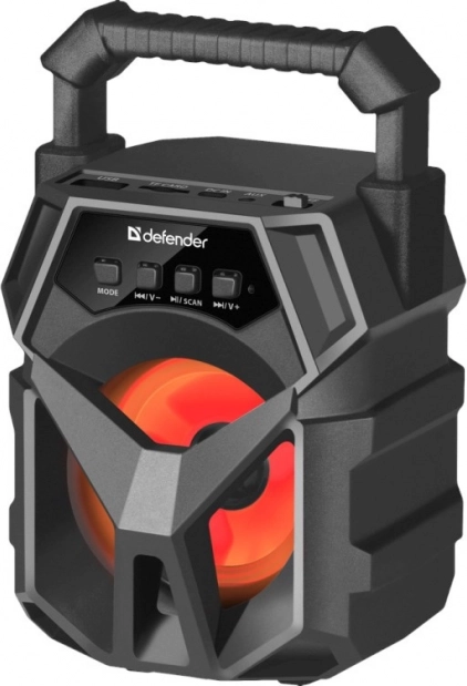 głośnik bluetooth defender g98 5 w z fm, usb, microsd, aux i podświetleniem led