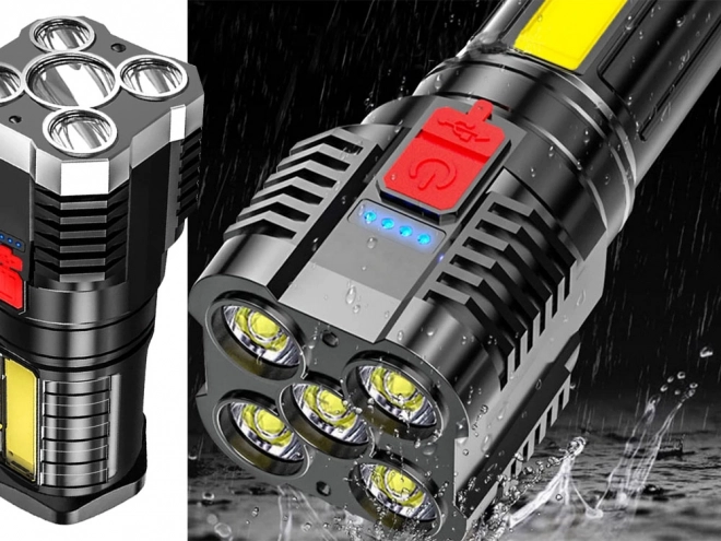 Ładowalny reflektor LED campingowy