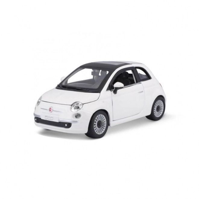 Bburago 1:24 Fiat 500 (2007) Biały
