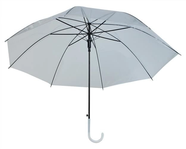 Przezroczysty parasol