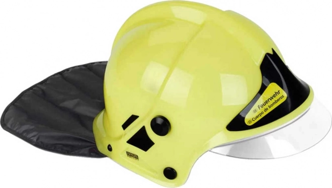 Kask strażacki, żółty