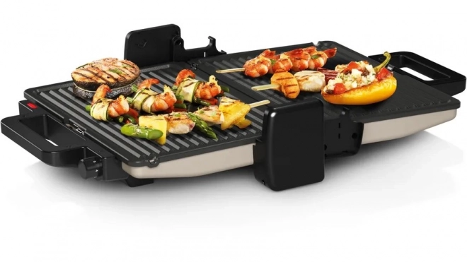 Elektryczny grill srebrny