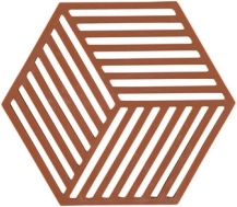 Podkładka pod gorące naczynia Zone Hexagon – Ceglana