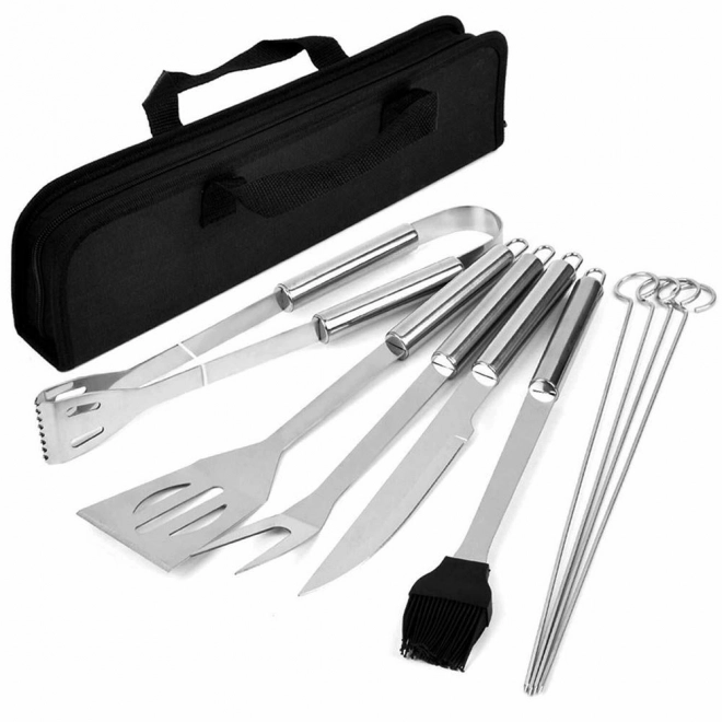 Zestaw narzędzi do grillowania 9 w 1 z etui