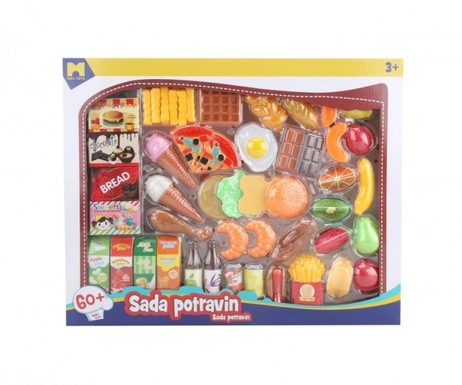 Zestaw makiet jedzenia dla dzieci