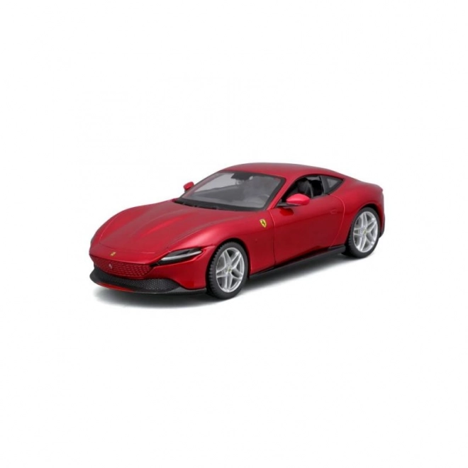 Metalowy samochodzik Ferrari Roma w kolorze czerwonym