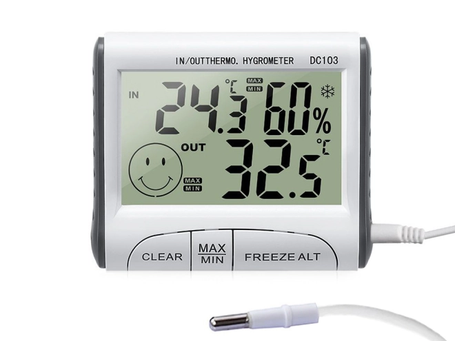 Pamięć MAX/MIN i wybór °C/°F