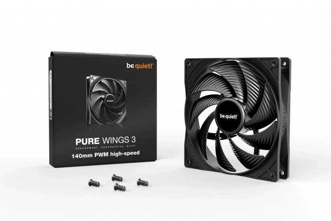 Wentylator Pure Wings 3 140 mm PWM na wysokie prędkości