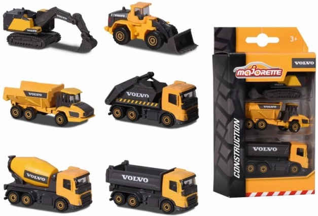 Zestaw Volvo – 3 pojazdy robocze i budowlane