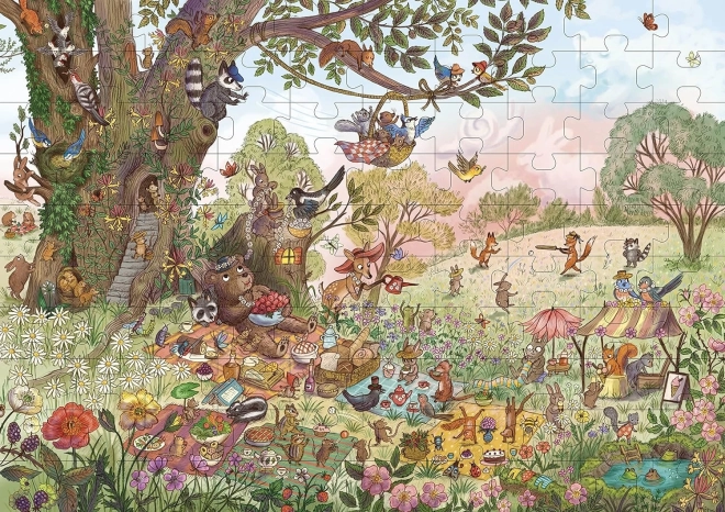 Niedźwiedzi piknik – puzzle 500 elementów