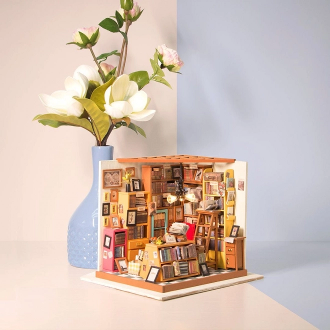 Samova czytelnia - Biblioteczka DIY Miniaturowy domek dla lalek