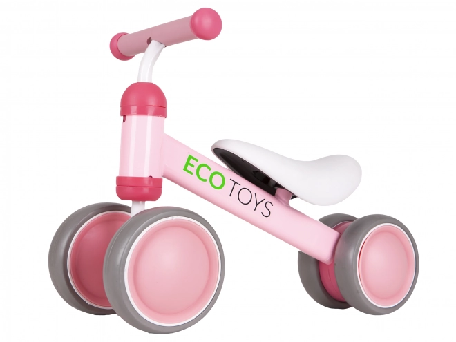 Różowy jeździk dla dzieci ECO TOYS