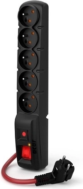 Listwa Zasilająca F5 Power 5 metrów 5 Gniazdek czarna